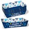 Big Dot of Happiness Hanukkah Paper Food Trays, Disposable Food Boats, Chanukah Holiday Decor, Double-Sided Meal Holders for Hanukkah - 12 Ct